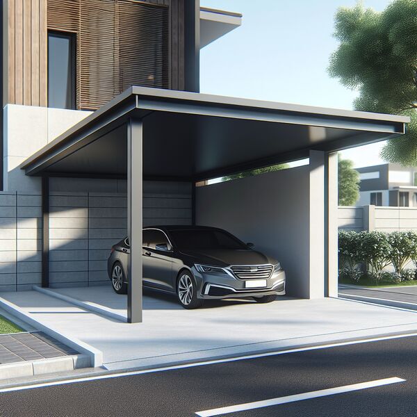  Carport am Haus » Direkt & praktisch