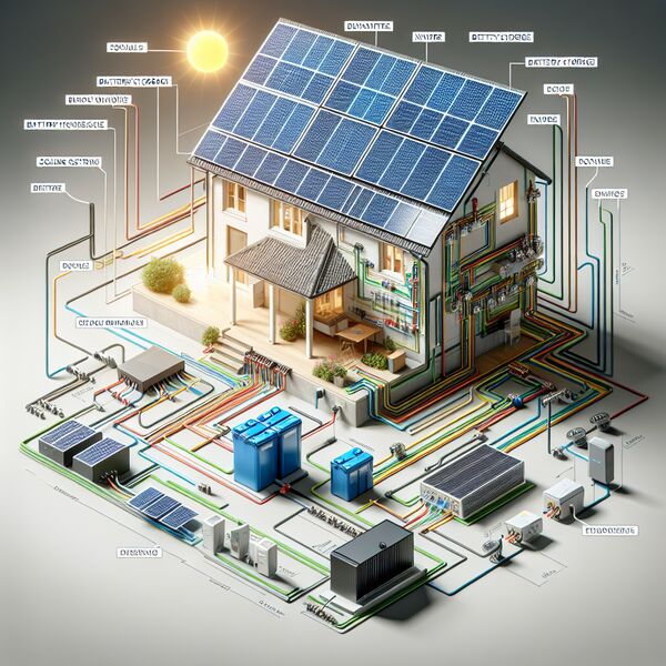  Schaltplan PV Anlage mit Speicher » Effiziente Nutzung