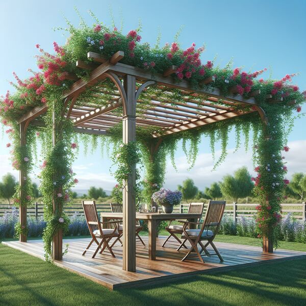  Pergola freistehend » Flexibel & elegant