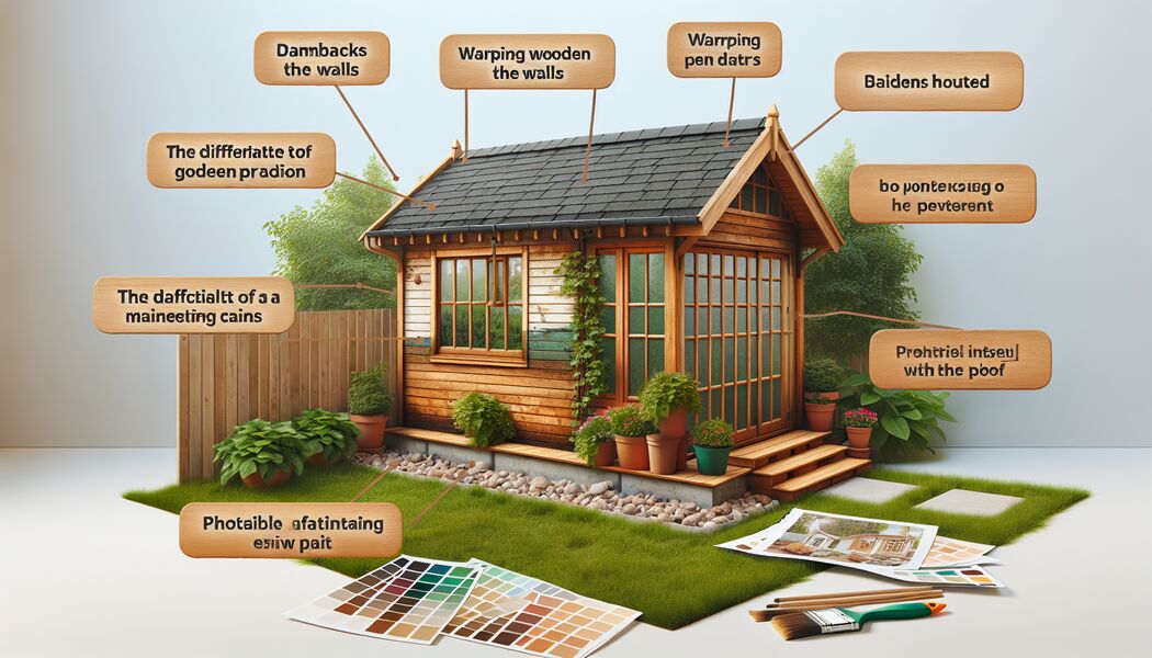 Schwierigkeiten bei der Reparatur beschädigter Bereiche -  WPC Gartenhaus Nachteile » Was Sie wissen sollten