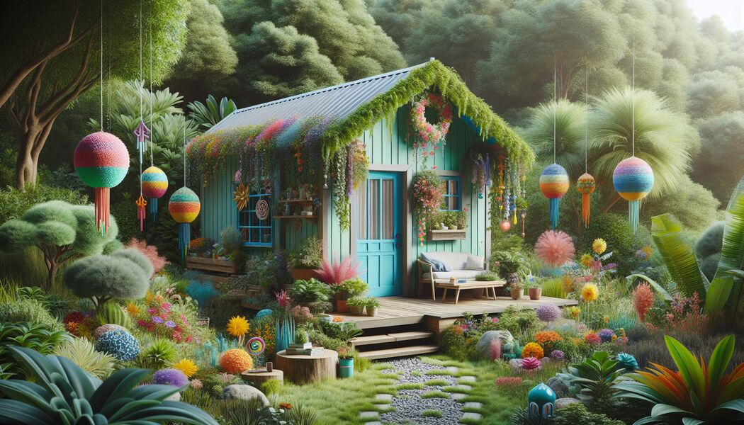 Naturholz-Look für rustikale Ästhetik -  Gartenhaus Farbe » Kreative Gestaltungsideen