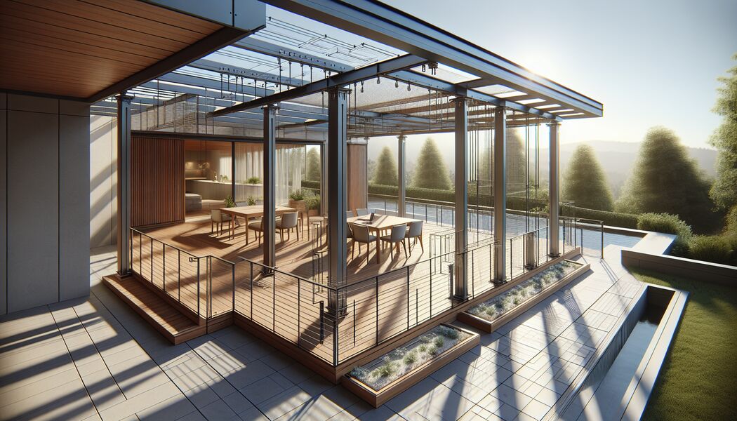 Farbe und Oberflächenbehandlung auswählen -  Terrassenüberdachung Konfigurator » Individuelle Planung
