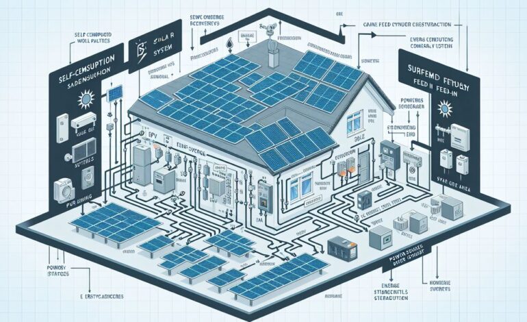 Eigenverbrauch Schaltplan PV Anlage Überschusseinspeisung » Beste Lösungen
