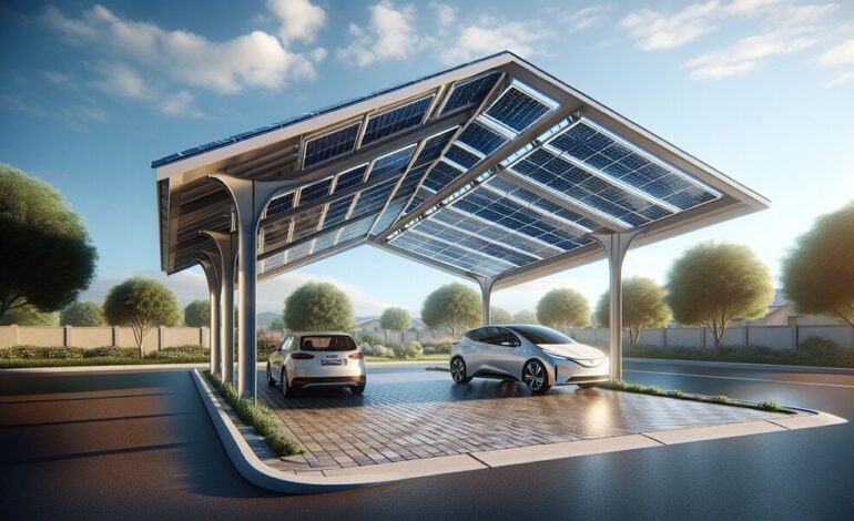Photovoltaik Carport » Doppelte Funktion