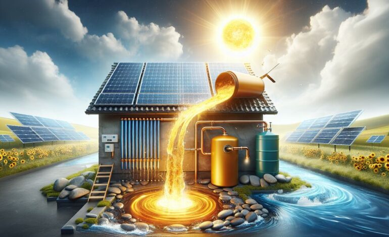 Solaranlage Warmwasser » Erneuerbare Wärmequelle