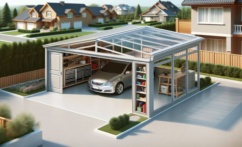 Carport mit Abstellraum » Mehr Stauraum schaffen