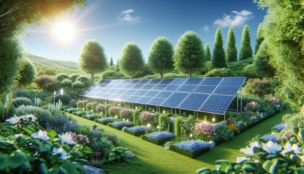 Solaranlage für Garten » Autark im Grünen